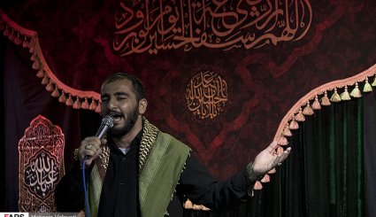 وداع با پیکر شهید مصطفی نبی لو