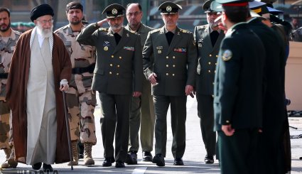 حضور فرمانده کل قوا در مراسم دانش‌آموختگی دانشگاه‌های افسری ارتش + تصاویر