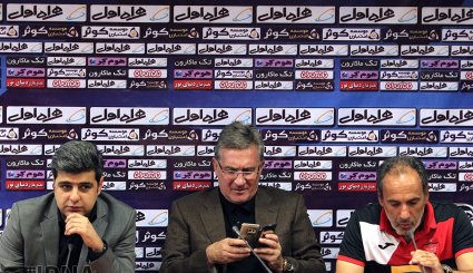 نشست خبری مربیان پرسپولیس و استقلال تهران + تصاویر