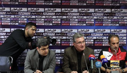 نشست خبری مربیان پرسپولیس و استقلال تهران + تصاویر