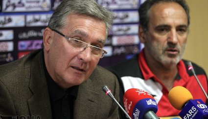 نشست خبری مربیان پرسپولیس و استقلال تهران + تصاویر
