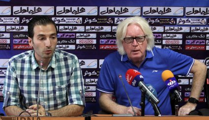 نشست خبری مربیان پرسپولیس و استقلال تهران + تصاویر