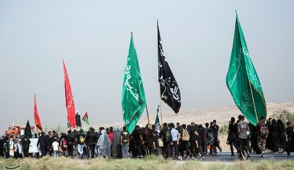 آغاز حرکت کاروان ۴۰ هزار نفری سفینة النجاة به سوی کربلا- اهواز + تصاویر