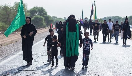 آغاز حرکت کاروان ۴۰ هزار نفری سفینة النجاة به سوی کربلا- اهواز + تصاویر