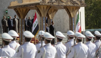 استقبال رسمی از نخست وزیر عراق + تصاویر