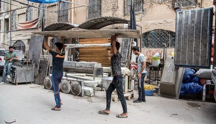 آماده‌سازی مواکب خدمت رسانی به زائرین اربعین + تصاویر