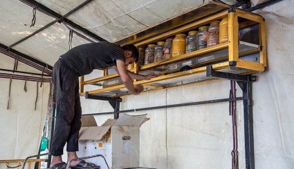 آماده‌سازی مواکب خدمت رسانی به زائرین اربعین + تصاویر