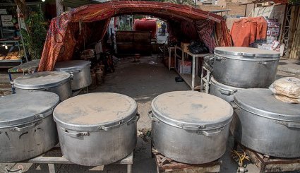 آماده‌سازی مواکب خدمت رسانی به زائرین اربعین + تصاویر