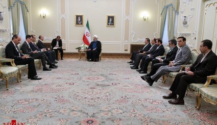 تصاویر/ دیدار آمانو با رئیس جمهوری