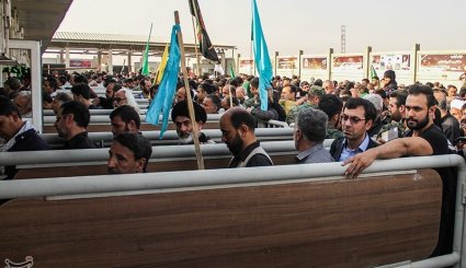 خروج زائران اربعین حسینی از مرز مهران