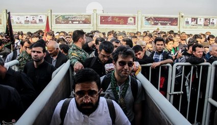 خروج زائران اربعین حسینی از مرز مهران