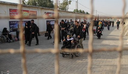 خروج زائران اربعین حسینی از مرز مهران