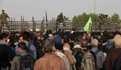 خروج زائران اربعین حسینی از مرز مهران