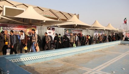 خروج زائران اربعین حسینی از مرز مهران