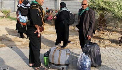 خروج زائران اربعین حسینی از مرز مهران