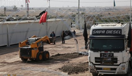 آماده‌سازی اسکان زائران اربعین در موکب مسجد مقدس جمکران