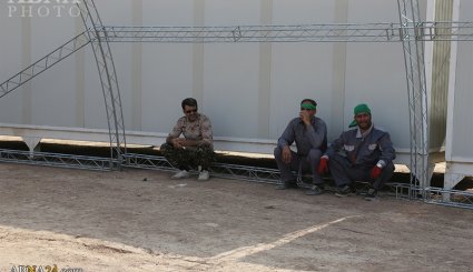 آماده‌سازی اسکان زائران اربعین در موکب مسجد مقدس جمکران