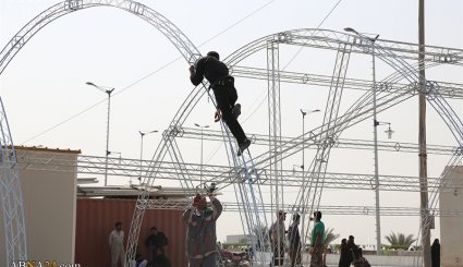 آماده‌سازی اسکان زائران اربعین در موکب مسجد مقدس جمکران
