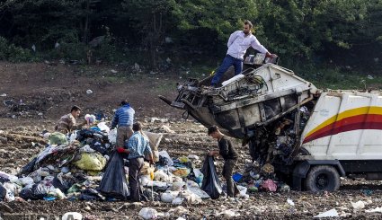انباشت زباله در جنگل های سراوان رشت