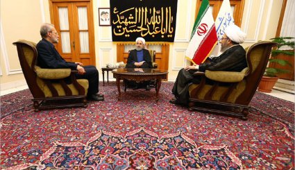 برگزاری نشست سران سه قوه به میزبانی مجلس شورای اسلامی + تصاویر
