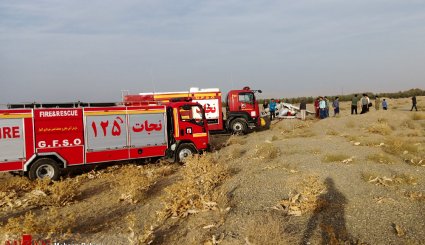 سقوط هواپیمای تفریحی آموزشی در گلبهار-مشهد
