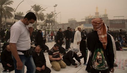 ریزگرد و گرد و غبار در کربلا
