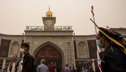 ریزگرد و گرد و غبار در کربلا
