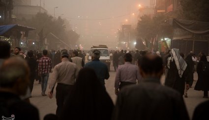 ریزگرد و گرد و غبار در کربلا

