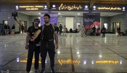 خروج زائران اربعین حسینی از مرز شلمچه