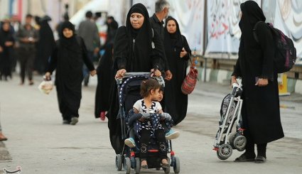خروج زائران اربعین حسینی از مرز شلمچه