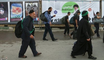 خروج زائران اربعین حسینی از مرز شلمچه