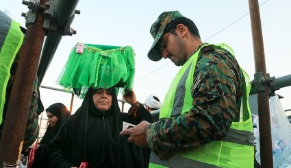خروج زائران اربعین حسینی از مرز شلمچه