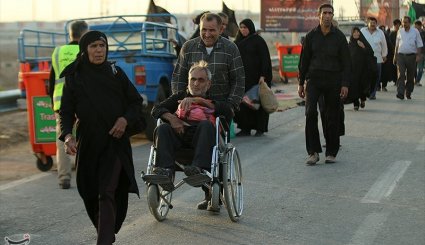 خروج زائران اربعین حسینی از مرز شلمچه