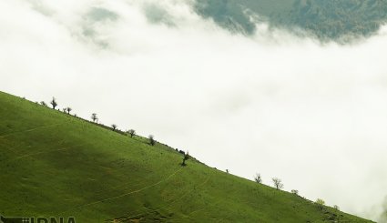 طبیعت پاییزی جاده اسالم به خلخال