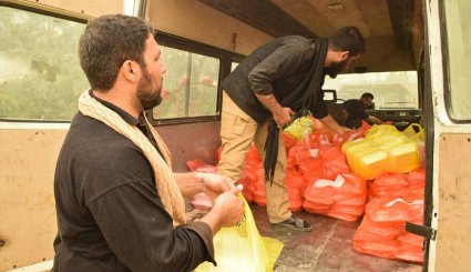 آماده سازی موکب حضرت ابوالفضل لرستان در نجف