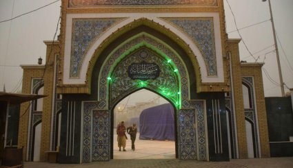 آماده سازی موکب حضرت ابوالفضل لرستان در نجف