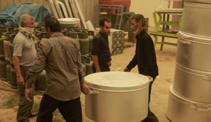 آماده سازی موکب حضرت ابوالفضل لرستان در نجف