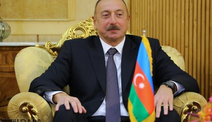 تصاویری از ورود رئیس جمهوری آذربایجان به تهران