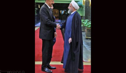 دیدار روسای جمهوری اسلامی ایران و جمهوری آذربایجان
