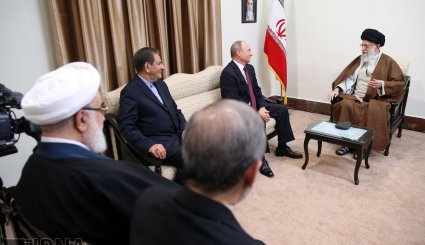 دیدار رئیس جمهوری روسیه با رهبر انقلاب + تصاویر