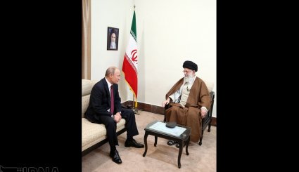 دیدار رئیس جمهوری روسیه با رهبر انقلاب + تصاویر