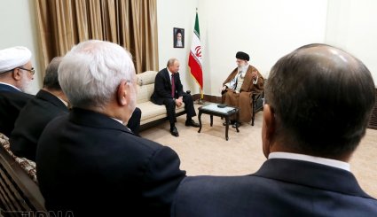 دیدار رئیس جمهوری روسیه با رهبر انقلاب + تصاویر