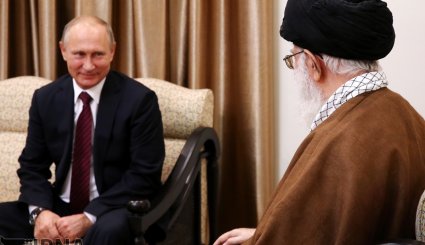 دیدار رئیس جمهوری روسیه با رهبر انقلاب + تصاویر