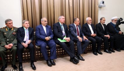دیدار رئیس جمهوری روسیه با رهبر انقلاب + تصاویر