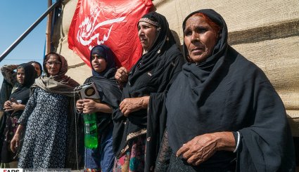 عزاداری زائران پاکستانی اربعین حسینی در مرز میرجاوه + تصاویر