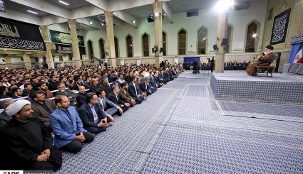 دیدار دانش‌آموزان و دانشجویان با رهبر انقلاب + تصاویر