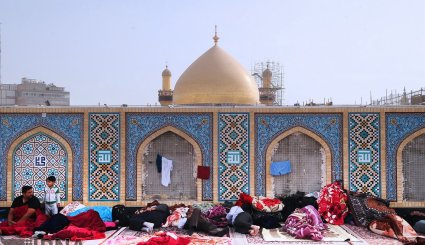 زائرین اربعین حسینی در نجف اشرف + تصاویر