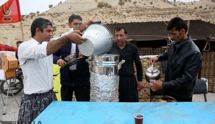 زائران اربعین در شهر کوت عراق + تصاویر
