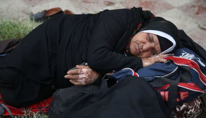 زائران اربعین در شهر کوت عراق + تصاویر