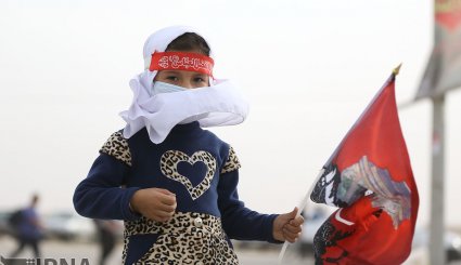 زائران اربعین در شهر کوت عراق + تصاویر
